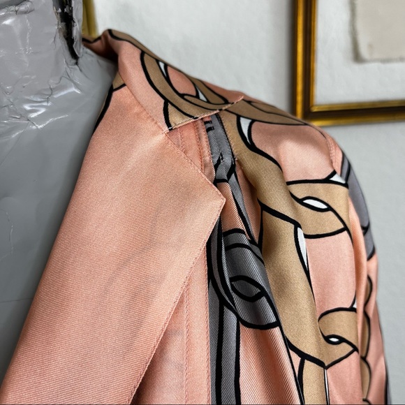 MARNI Chain Print Silk Dress Pleated - Picture 3 of 14